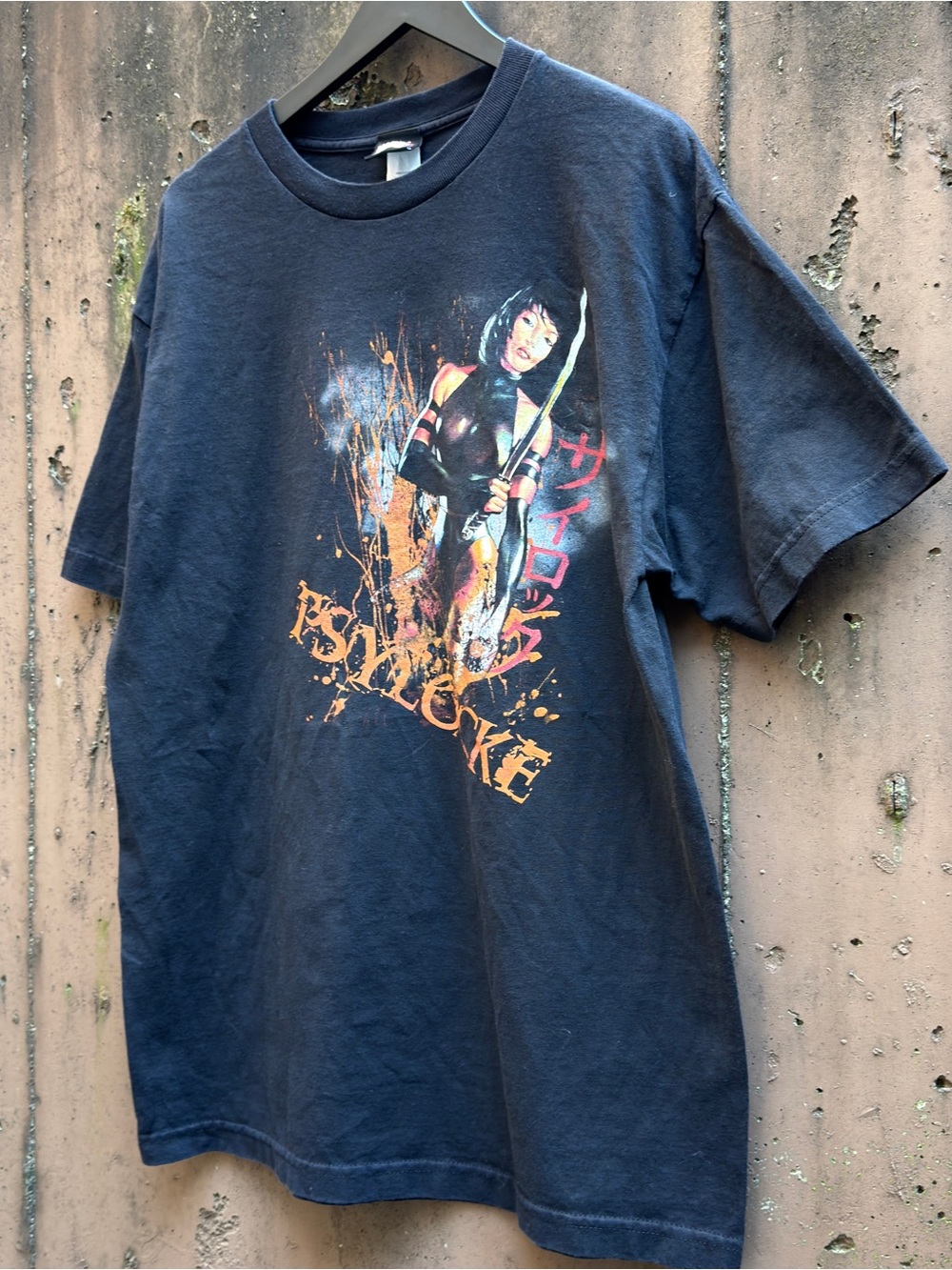 Marvel black Psylocke tee Size L mad engine vintage